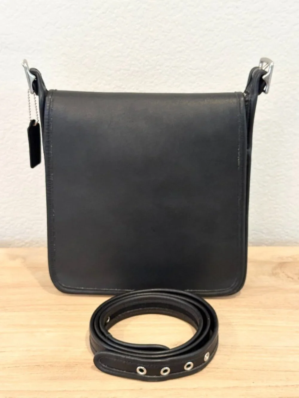 COACH Legacy Studio Flap 9144 – Black with Nickel Hardware - Y2K USA Crossbody